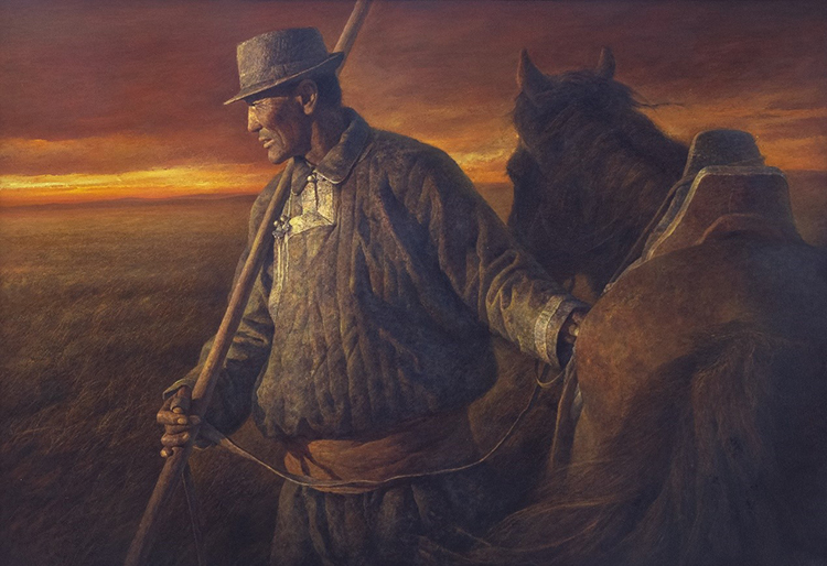 天人共情，物我无界：刘亚江油画作品展开幕