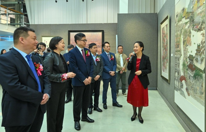 “盛世濠江美如画——庆祝澳门回归祖国25周年美术作品展览”在澳门开幕