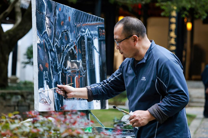 秋日庐山 色彩缤纷：35位油画名家情绘九江“山江湖城”