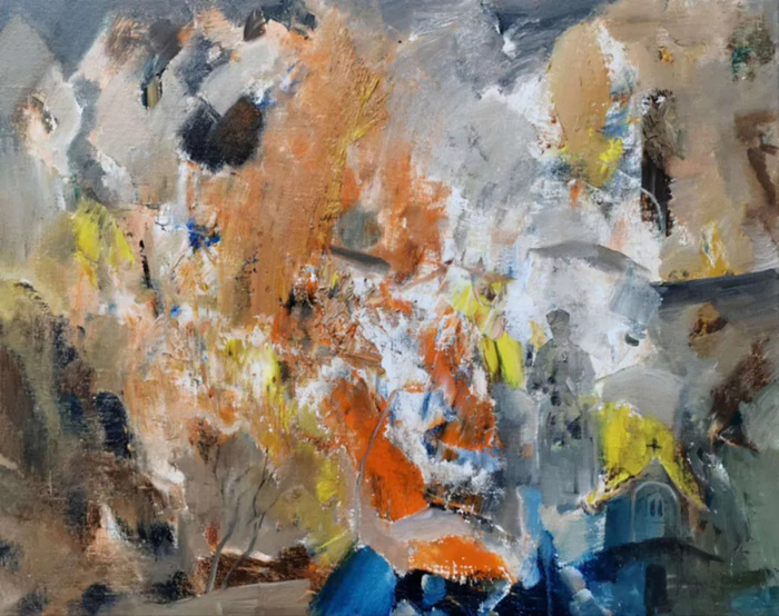 秋日庐山 色彩缤纷：35位油画名家情绘九江“山江湖城”