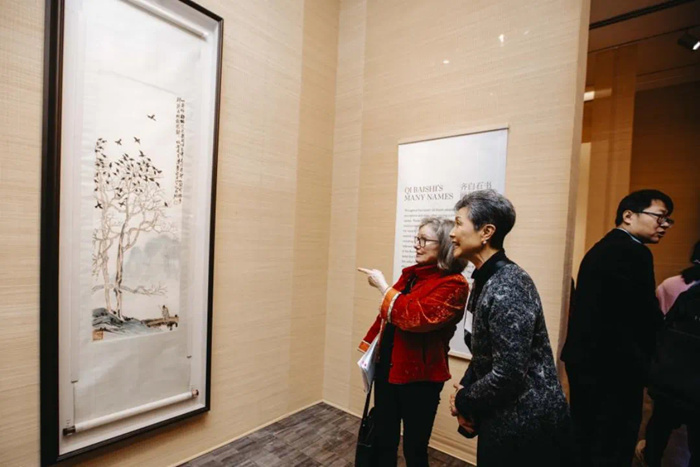 50件套齐白石精品在旧金山展出 水墨与AI共述160岁白石老人的艺术故事