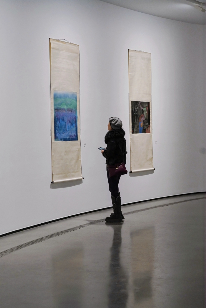 “山魂——卓鹤君作品展”在中国美术学院美术馆开幕