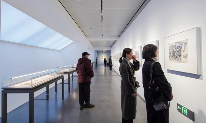 “山魂——卓鹤君作品展”在中国美术学院美术馆开幕