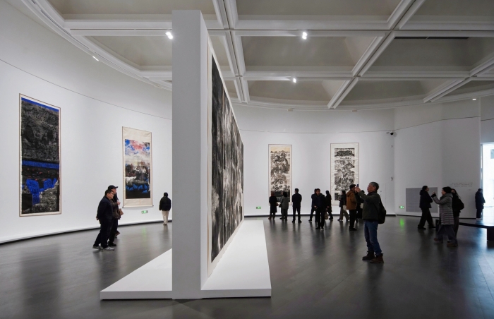 “山魂——卓鹤君作品展”在中国美术学院美术馆开幕