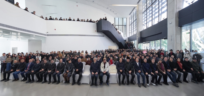 “山魂——卓鹤君作品展”在中国美术学院美术馆开幕