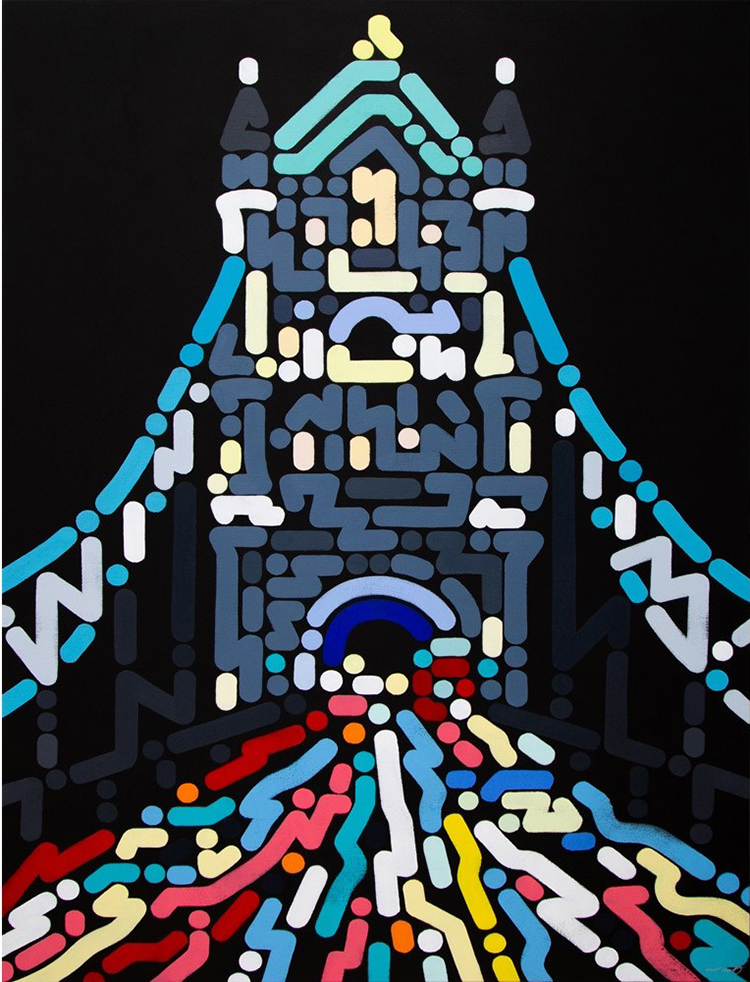 《看他的画得戴副眼镜（二）》：色彩律动的都市诗人