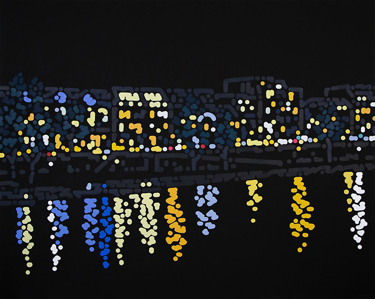 《看他的画得戴副眼镜（二）》：色彩律动的都市诗人