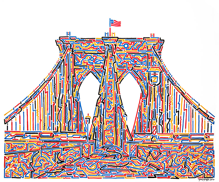 《看他的画得戴副眼镜（二）》：色彩律动的都市诗人