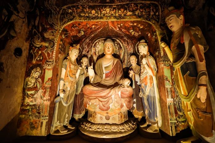 9座洞窟、300件壁画与彩塑 全球最大敦煌艺术展“如是莫高”在京展出