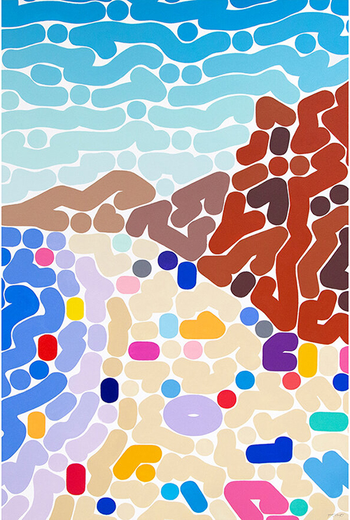 《看他的画得戴副眼镜（二）》：色彩律动的都市诗人