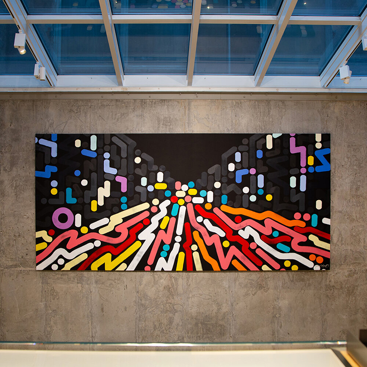 《看他的画得戴副眼镜（二）》：色彩律动的都市诗人