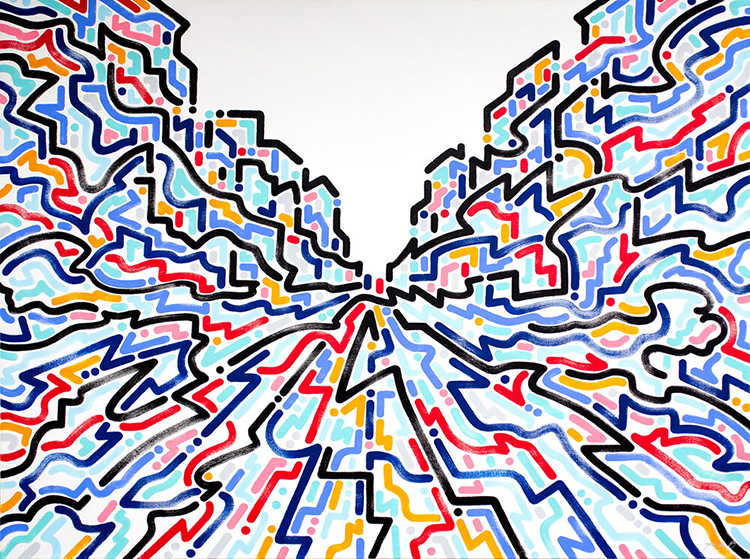 《看他的画得戴副眼镜（二）》：色彩律动的都市诗人