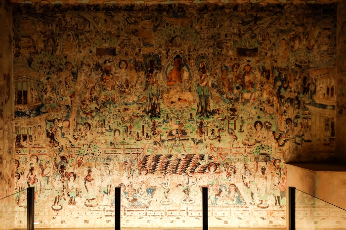 9座洞窟、300件壁画与彩塑 全球最大敦煌艺术展“如是莫高”在京展出