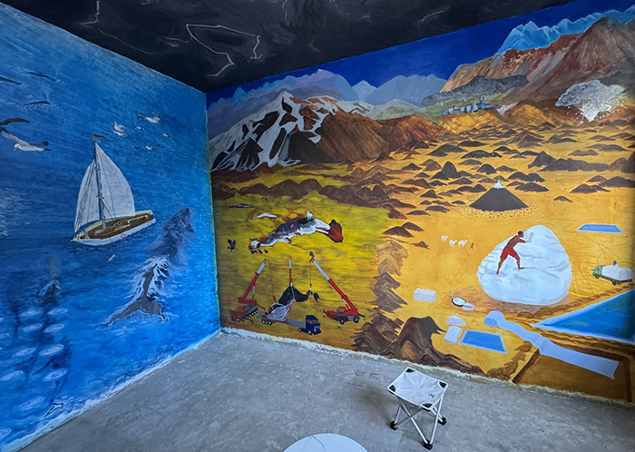 从黑戈壁到单元房壁画：一位80后艺术家的精神考古