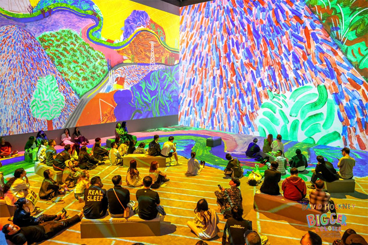 更大，更近：大卫·霍克尼最大规模沉浸式艺术展登陆上海