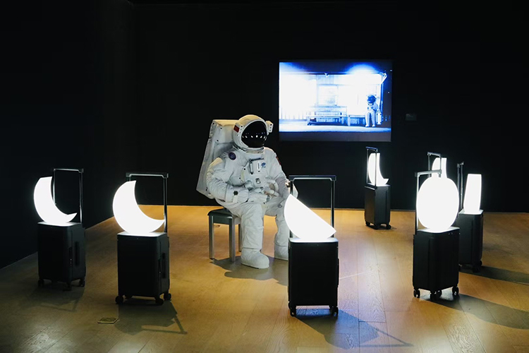 月亮先生列昂个展开幕：在深圳收到一封“月亮来信”