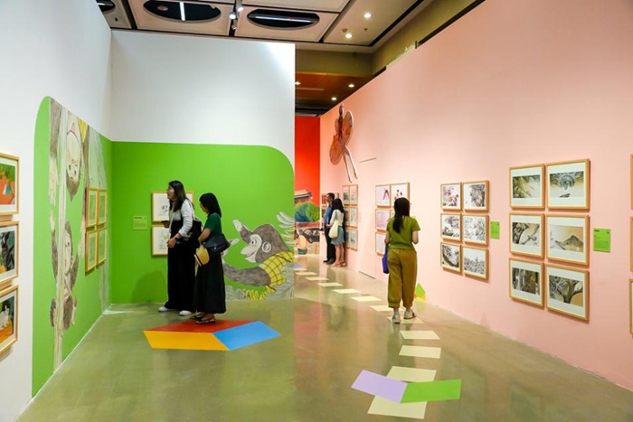 “以美筑梦——2024·儿童图画书创作100成果展”在中国妇女儿童博物馆开幕