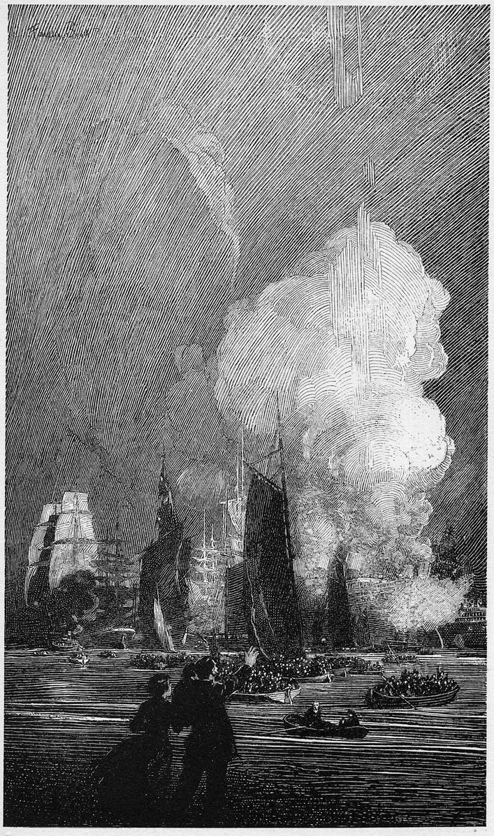 用钢笔画版画的人