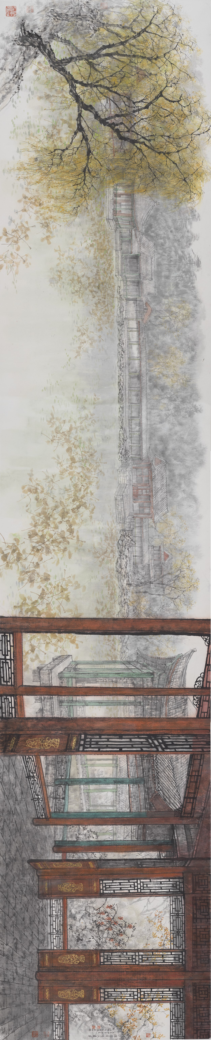 王明明百件园林题材作品亮相国家大剧院 温润笔墨构建东方美学至境