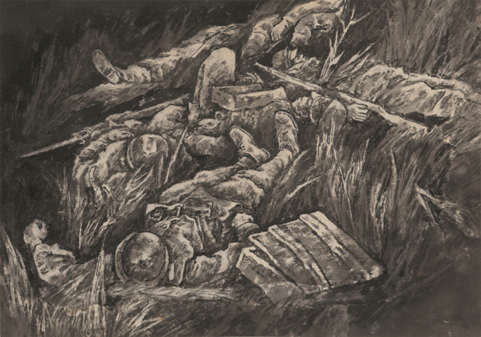 “烽火史诗——赵奇抗战题材绘画展”在合肥亚明艺术馆开幕