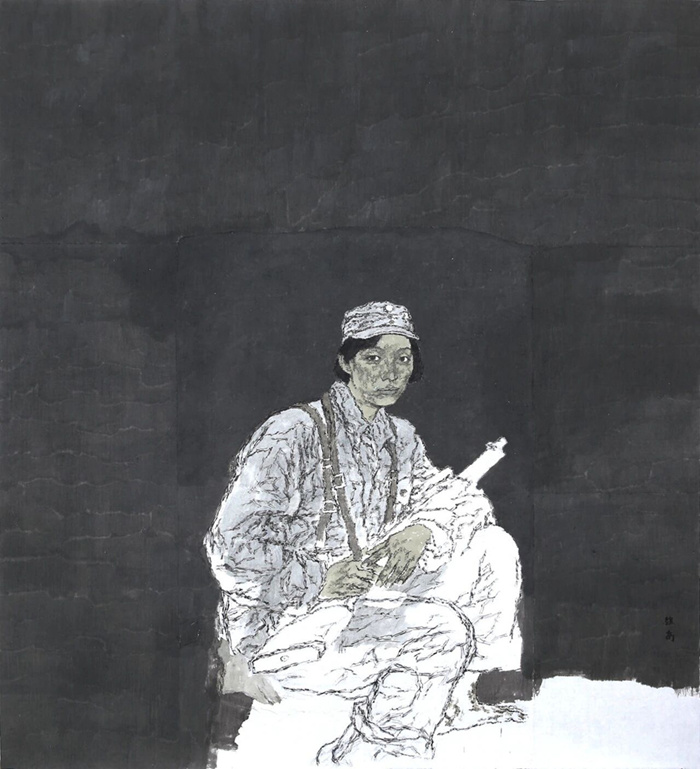 “烽火史诗——赵奇抗战题材绘画展”在合肥亚明艺术馆开幕