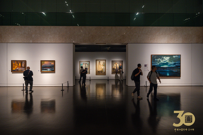 中国油画学会成立三十年 最大规模油画展亮相上海美术馆