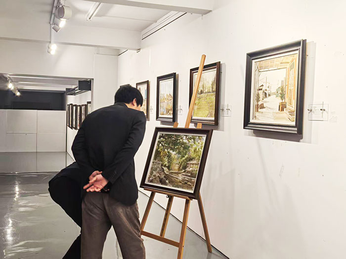 生命之行与诗性表达：“诗与行——古棕油画作品展”华南师范大学美术学院开幕