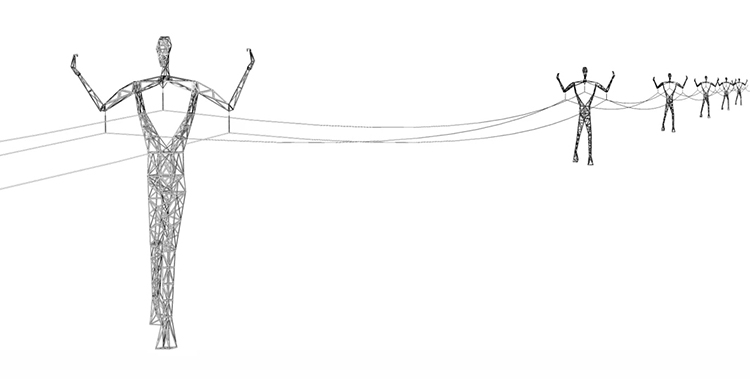 玩艺术的电塔你见过吗？