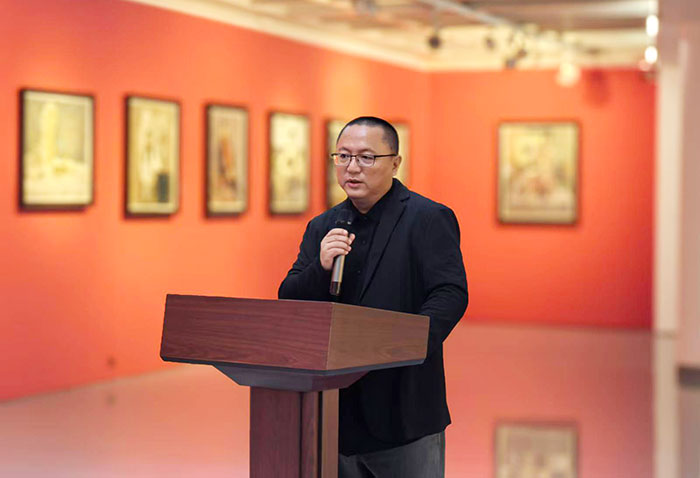 生命之行与诗性表达：“诗与行——古棕油画作品展”华南师范大学美术学院开幕