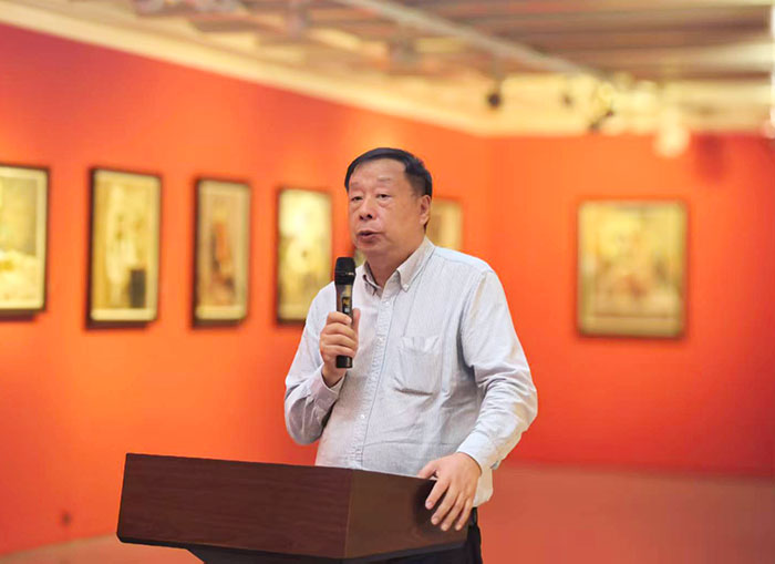 生命之行与诗性表达：“诗与行——古棕油画作品展”华南师范大学美术学院开幕